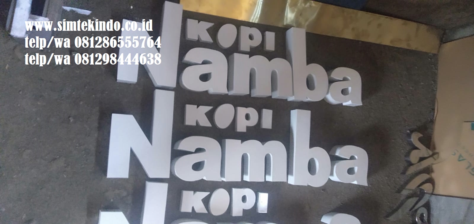 Pembuatan Huruf Timbul Tepercaya