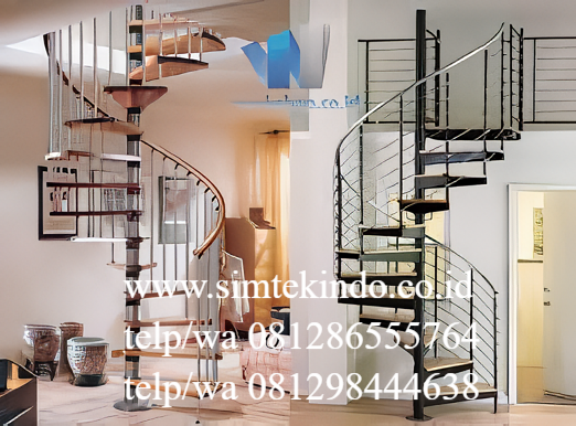 Jual Jasa Pembuatan Tangga Putar (Spiral)