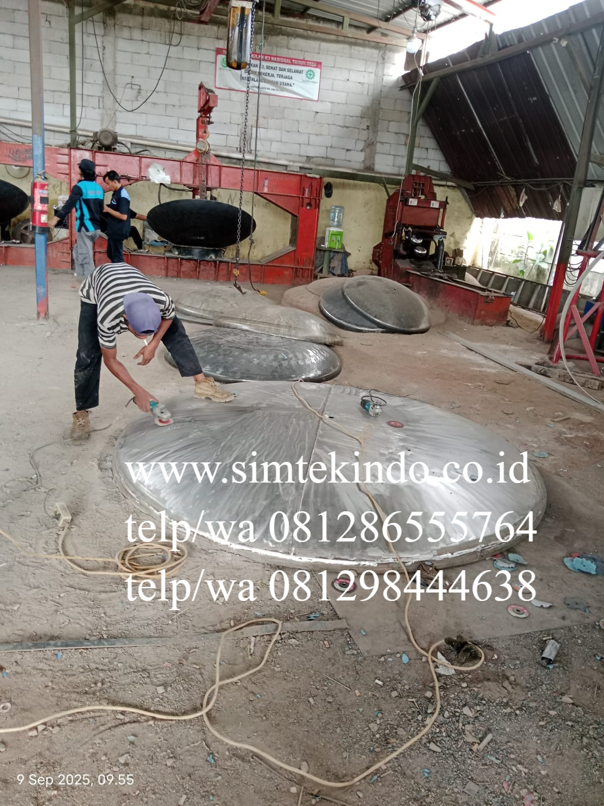 Proses Pemasangan Tangki Stainless Berkualitas
